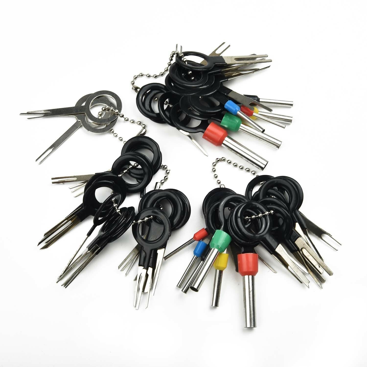 59x Herramienta de llave de extracción extractor de pasador conector de cableado de enchufe de terminal eléctrico para automóvil-