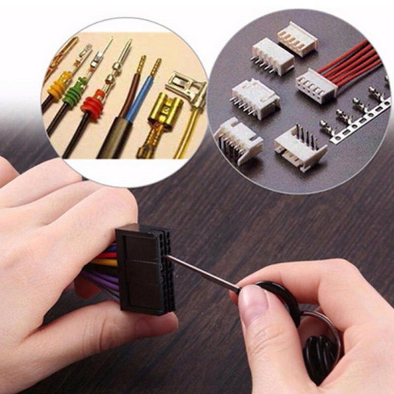 Juego de herramientas para quitar terminales de enchufe automotriz 59 piezas clavija de alambre eléctrico para automóvil prensado- - Image 4