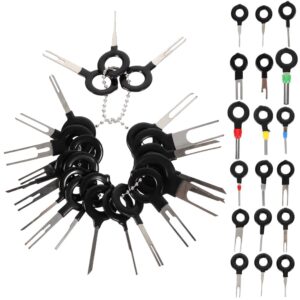 Juego de herramientas de extracción de pasadores eléctricos de 39 piezas para reparación de conectores automotrices-
