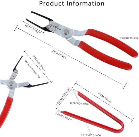 Alicates de desconexión probador de relés eléctricos 2 piezas rojos- - Image 2