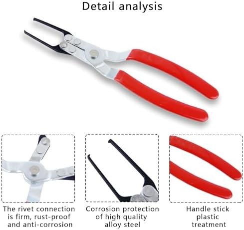Alicates de desconexión probador de relés eléctricos 2 piezas rojos- - Image 3