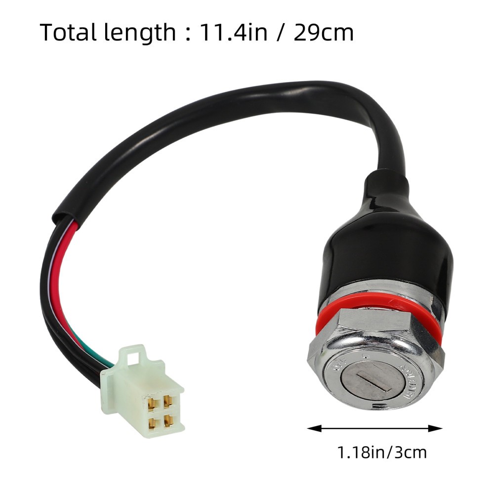Interruptor de encendido de repuesto scooter con llave automotriz eléctrico- - Image 4