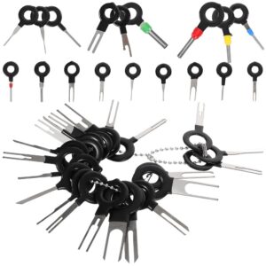 Herramienta de desmontaje de terminales de 2 unidades Conector eléctrico de automóvil para extracción automotriz-