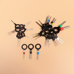 Kit de extracción de pasador removedor arnés de cableado herramientas eléctricas automotrices 29 piezas-