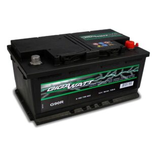 Gigavatio G90R Batería Coche 12V 90Ah 720A Batería Arranque Batería Coche-