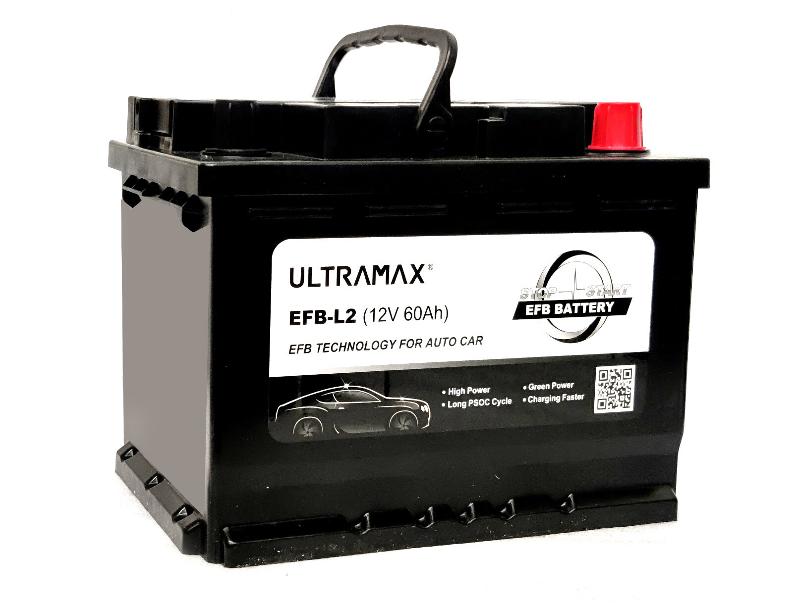 Batería de coche Ultramax EFB FIAT 500 L 500C 1,3 diésel tecnología Start Stop- - Image 2