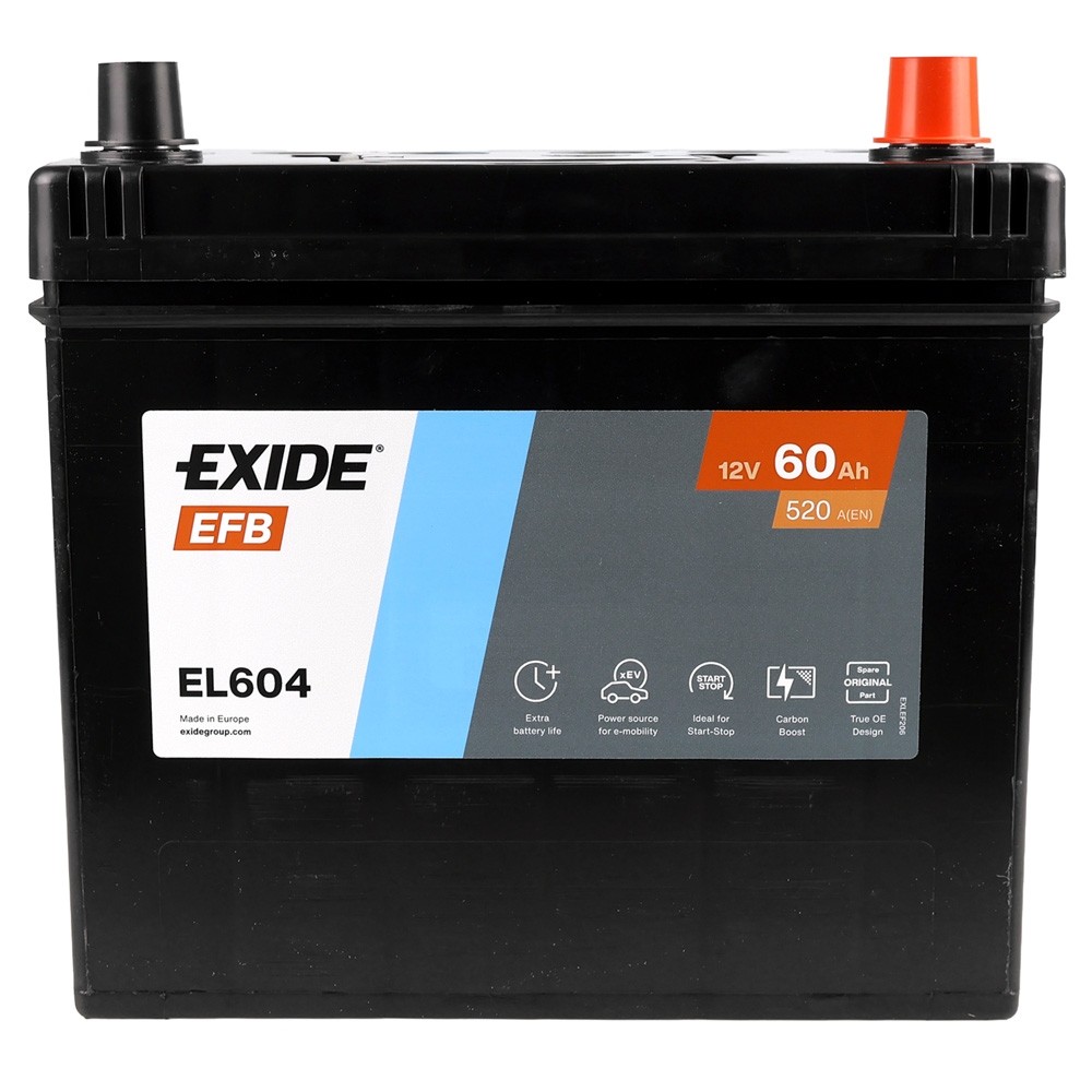 Batería de arranque Exide EL604 EFB 60Ah 520A batería de coche sin mantenimiento- - Image 3