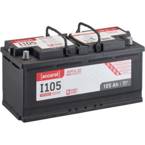 Batería AGM Start Stop 105Ah 12V 950A Batería de coche Batería de arranque Coche Stop-