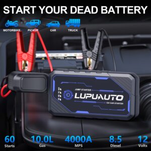 1 Juego 12000mAh Arrancador de Salto de Coche Cargador de Batería Automático Banco de Alimentación Paquete USB-