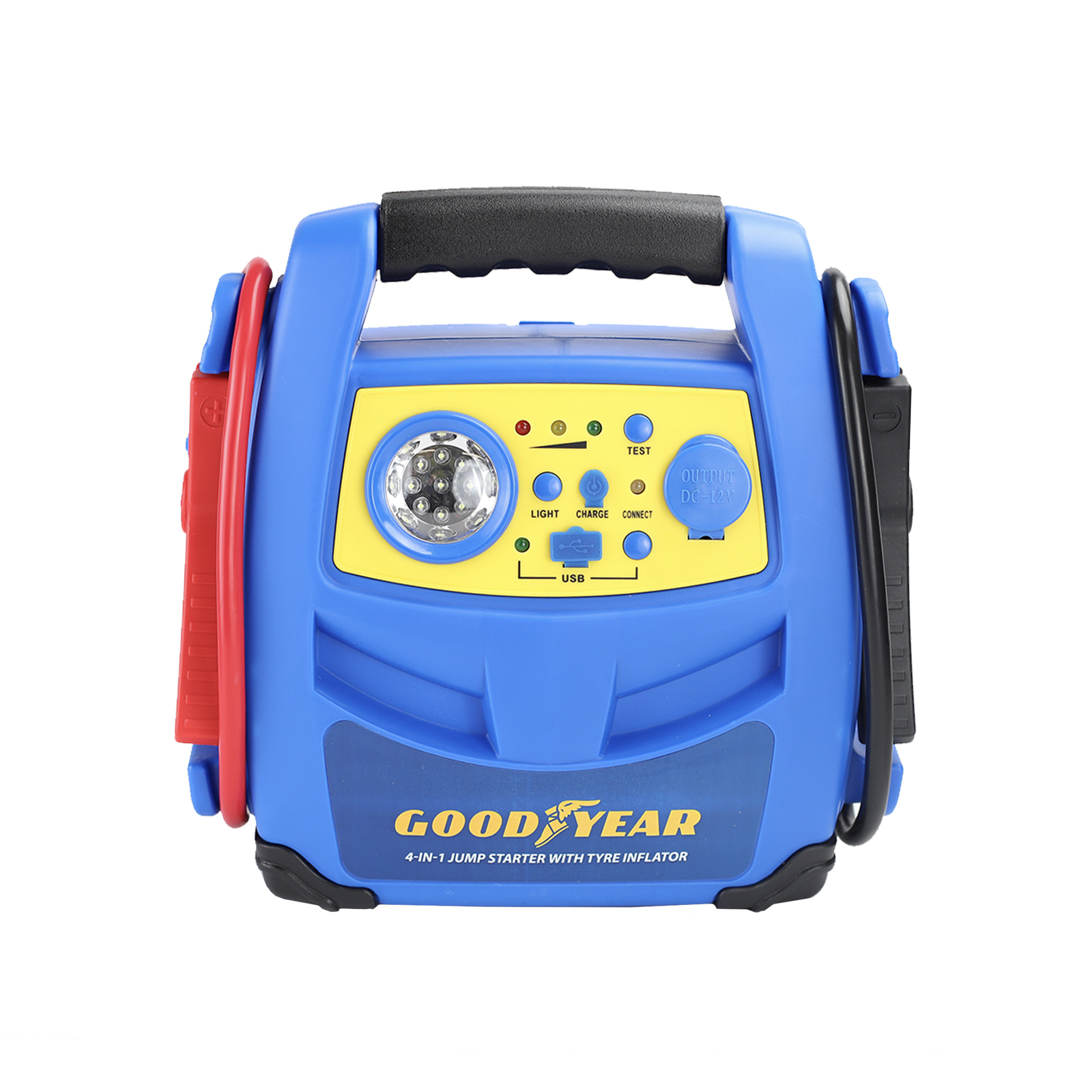 Arrancador de salto de batería de coche Goodyear 4 en 1|Inflador de neumáticos|Cargador rápido|Banco de energía- - Image 2