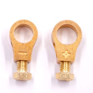 Kit de conexión de cobre para baterías de coche con componentes de acero inoxidable-