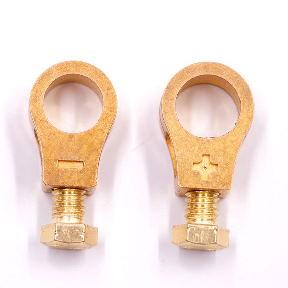 Kit de conexión de cobre para baterías de coche con componentes de acero inoxidable-