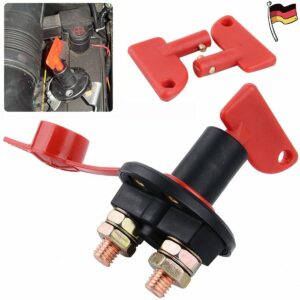Interruptor principal de batería 200A interruptor de desconexión con 2 llaves interruptor de carga automóvil barco-