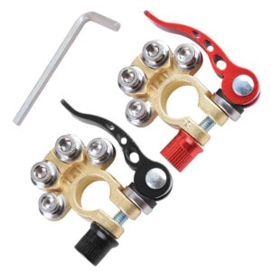 2 Piezas Conectores Eléctricos Enchufes Automotriz Cable Alimentación Coche Baterías Terminal-