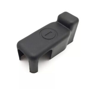 Tapa de plástico negra con protección de terminal negativo para baterías de coche Skoda-