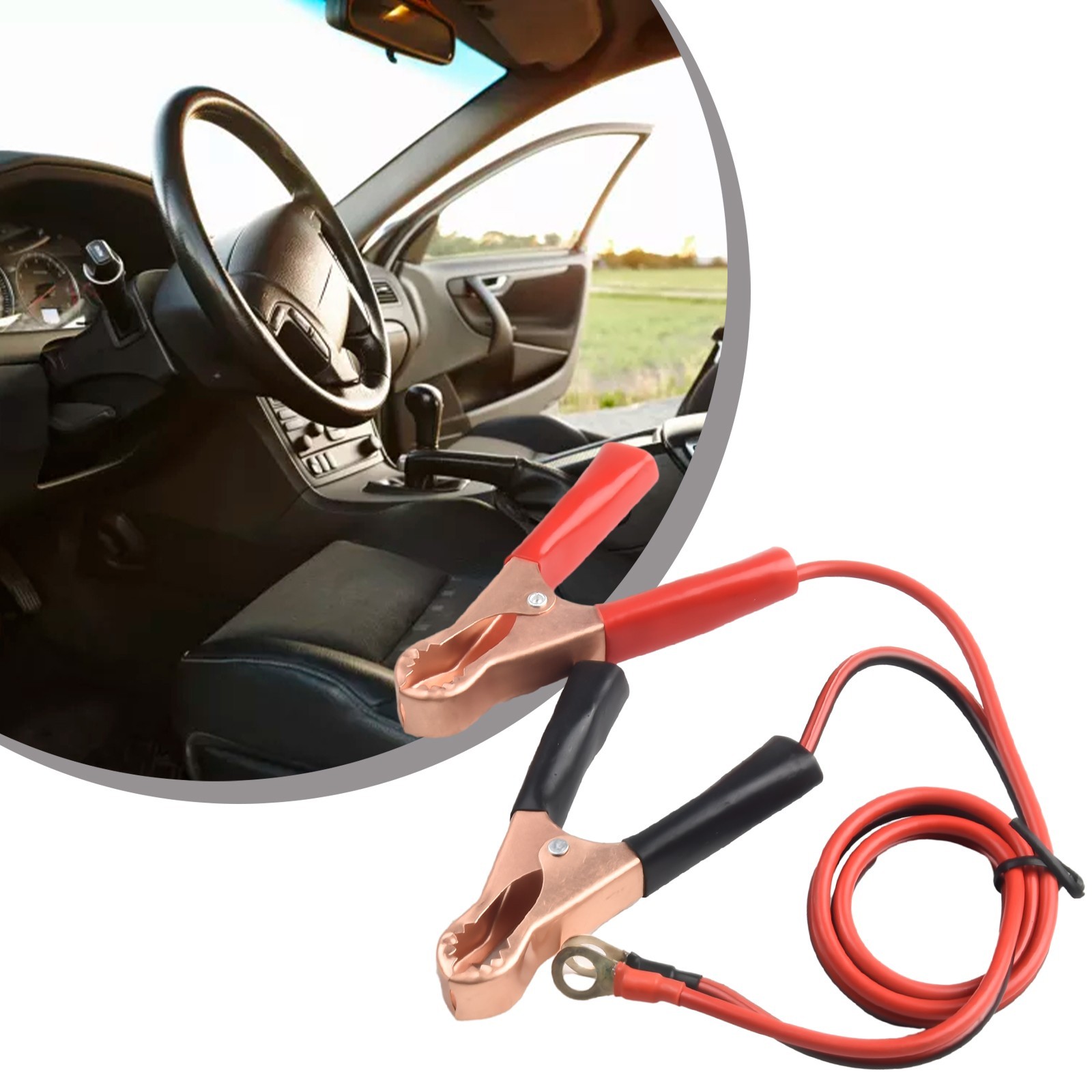 Cables de clip para cocodrilo para baterías de coche diseñados para uso de alta potencia-