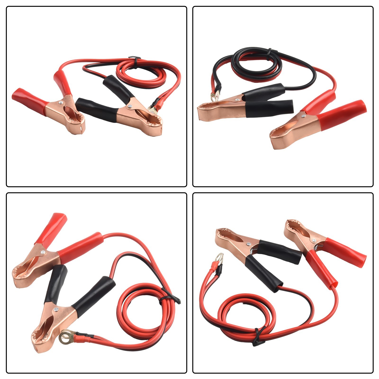 Cables de clip para cocodrilo para baterías de coche diseñados para uso de alta potencia- - Image 4