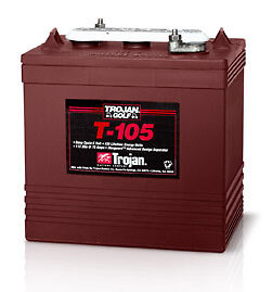 6 voltios 220ah troyano T105 ciclo profundo barco batería-