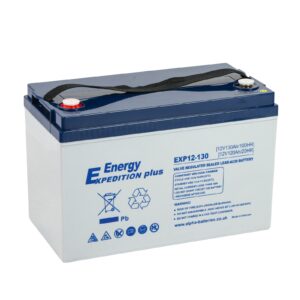 BATERÍA AUTOCARAVANA 12V 130AH EXPEDITION PLUS DEEP CYCLE AGM FUERA DE RED-