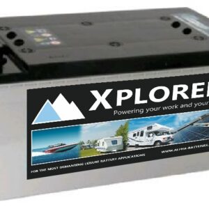 Pair of Xplorer 12v 170 AH AGM Deep Cycle Leisure Batteries