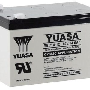 YUASA - 12V 13Ah VRLA Batería de Ciclo Profundo-