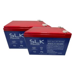 QUINGO ULTRA 4x12v 15AH SLK GEL CICLO PROFUNDO MOVILIDAD SCOOTER BATERÍAS-