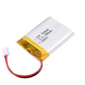 Batería de iones de litio 703040 de 3,7 V 800 mAh para auriculares y dispositivos Bluetooth-