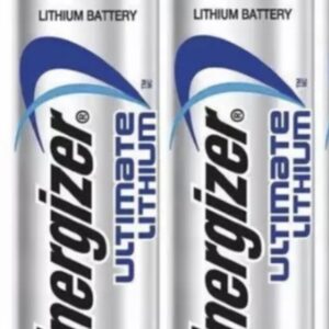 2 X BATERÍAS AA ENERGIZER ULTIMATE LITHIUM ULTRA LR6 L91 DIGITAL ~ ENVUELTAS SUELTAS-