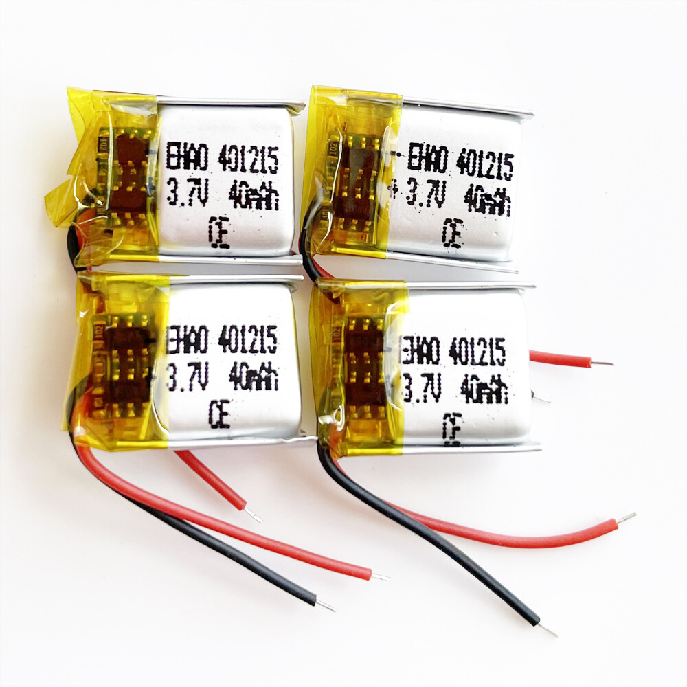 10 PIEZAS 3.7V 40mAh LiPo Batería Recargable Para MP3 Auriculares Bluetooth 401215- - Image 2