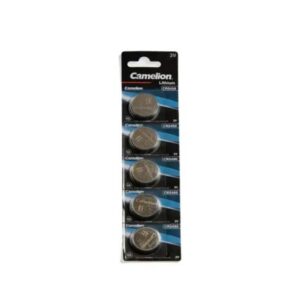 5 BATERÍAS CAMELION CR2450 LITIO 3V CELDA MONEDA CR2450-BP5 5BL CADUCIDAD 2033 NUEVAS-