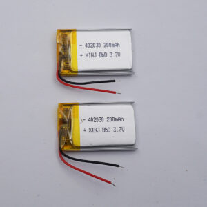 2 baterías de polímero de litio de 3,7 V 200 mAh 402030 para dispositivos Bluetooth y GPS-