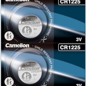 5 Baterías Camelion Cr1225 Litio 3V Celda de Moneda Dl1225 Ecr1225 5Bl Exp 2033 NUEVO-
