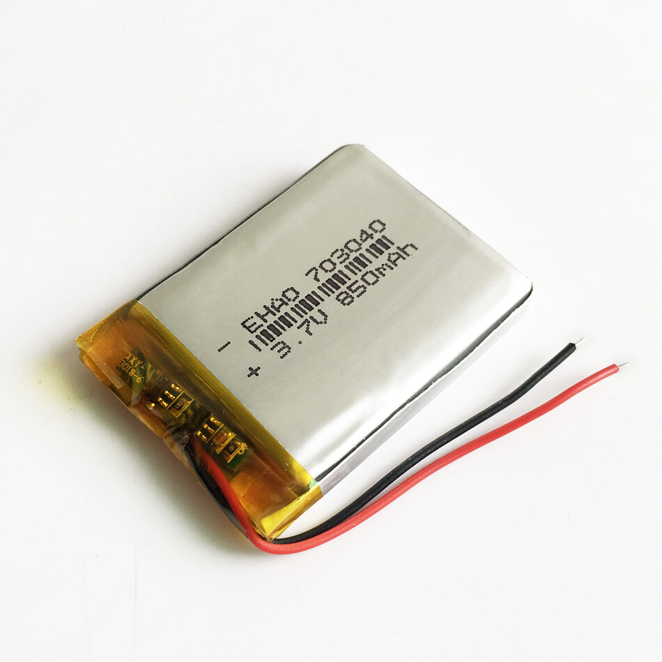 Batería recargable de polímero Lipo Li de 3,7 V 850 mAh 703040 para teléfono móvil GPS Mp3- - Image 2
