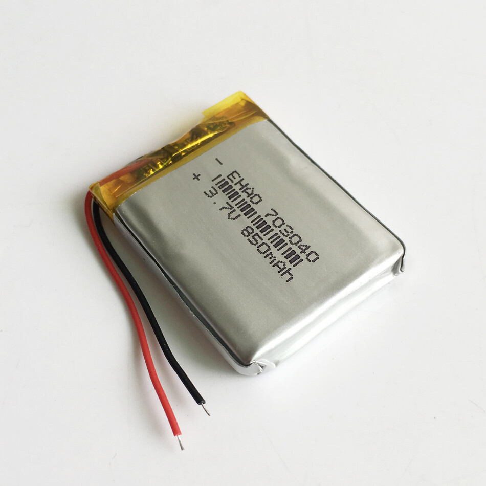 Batería recargable de polímero Lipo Li de 3,7 V 850 mAh 703040 para teléfono móvil GPS Mp3- - Image 3