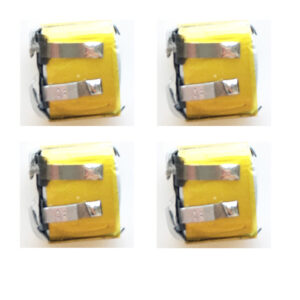 4 PIEZAS 3.7V 30mAh Lipo Batería Recargable Para Auriculares Auriculares Auriculares 401010-