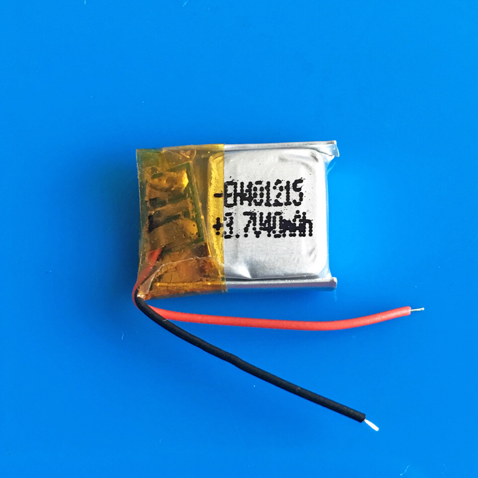 Batería recargable de polímero Li Po de 3,7 V 40 mAh para auricular mini cámara 401215-