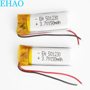 2 x 3.7V 150mAh Lipo Batería Recargable Para Mp3 Bluetooth con PCM 051230-