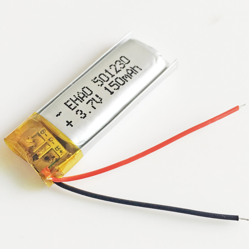 2 x 3.7V 150mAh Lipo Batería Recargable Para Mp3 Bluetooth con PCM 051230- - Image 3