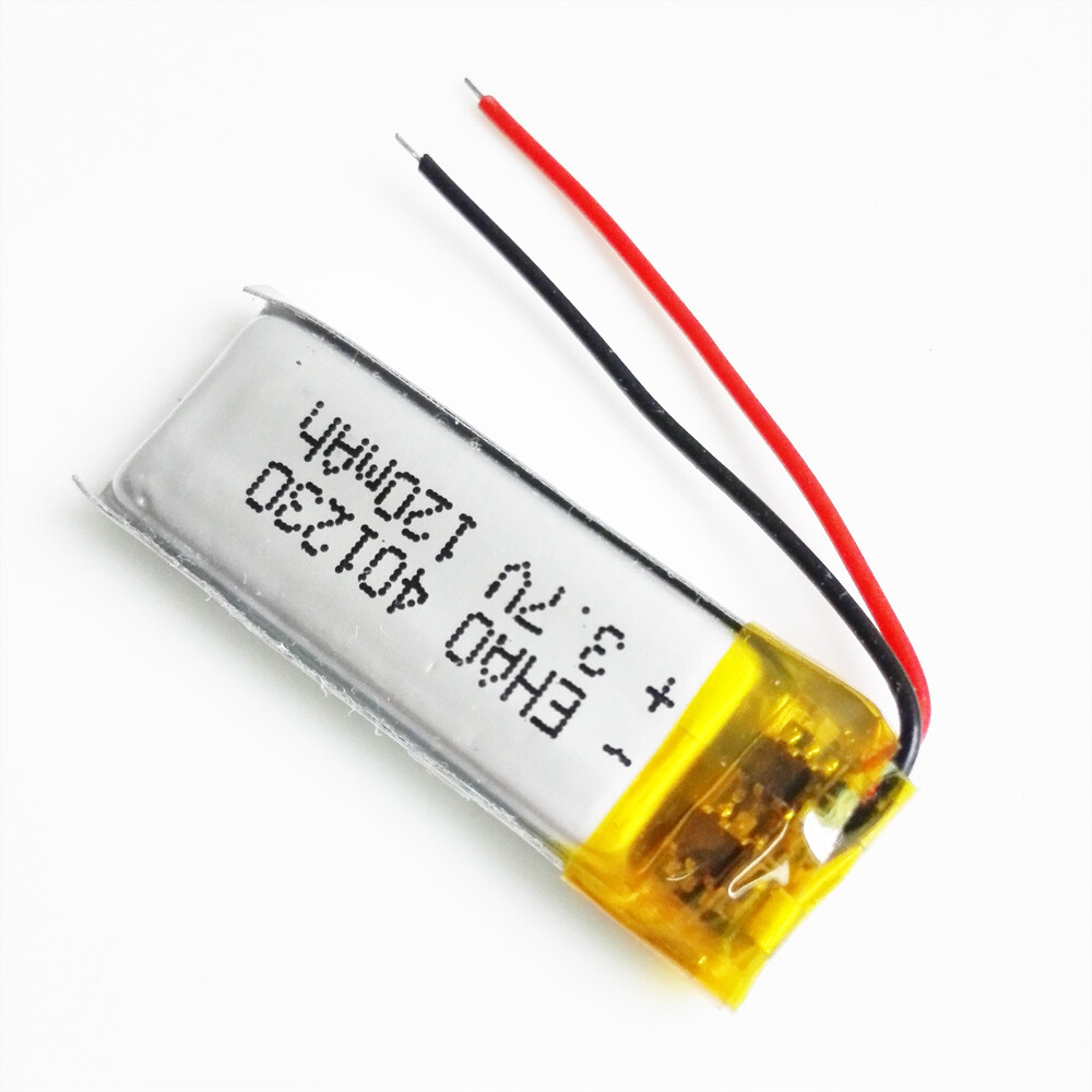 Batería recargable de polímero lipo lipo 3,7 V 401230 120 mAh para reloj auricular Mp3- - Image 3