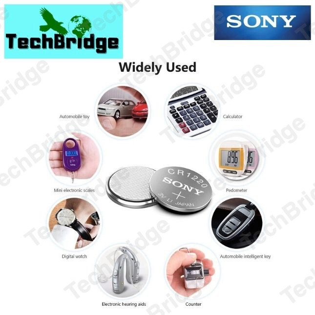 CR1220 SONY 3V Lithium Coin Button Cell Battery 2batteries - Image 4