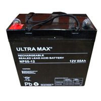 12V 55AH Ocio/Batería Marina Ultramax para Boat-home/Barco/Yate LM 60-
