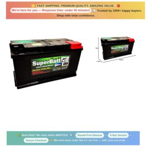 Batería de ocio avanzada 12V 110AH para caravanas y barcos - rendimiento de larga vida-