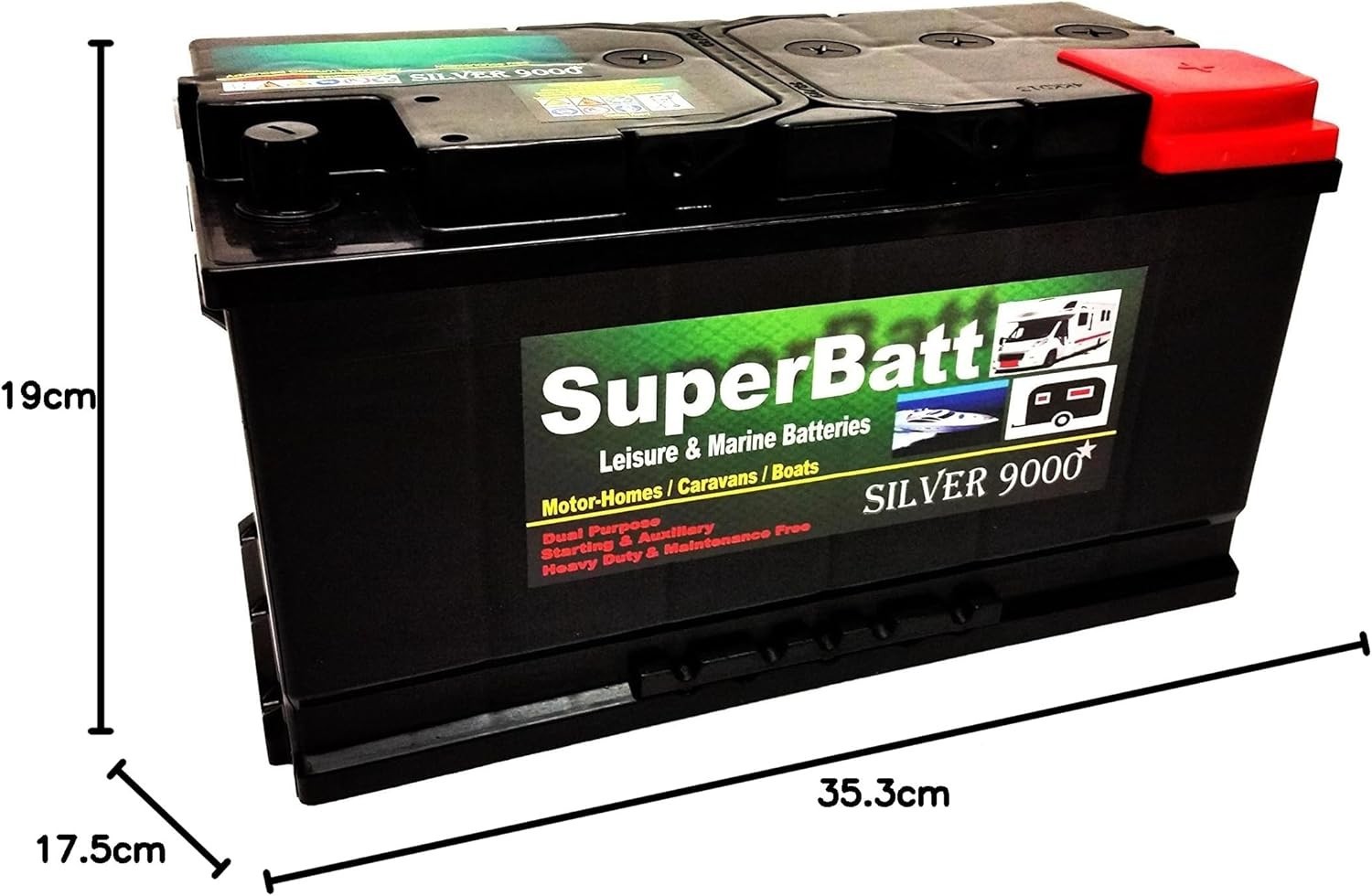 Batería de ocio avanzada 12V 110AH para caravanas y barcos - rendimiento de larga vida- - Image 3