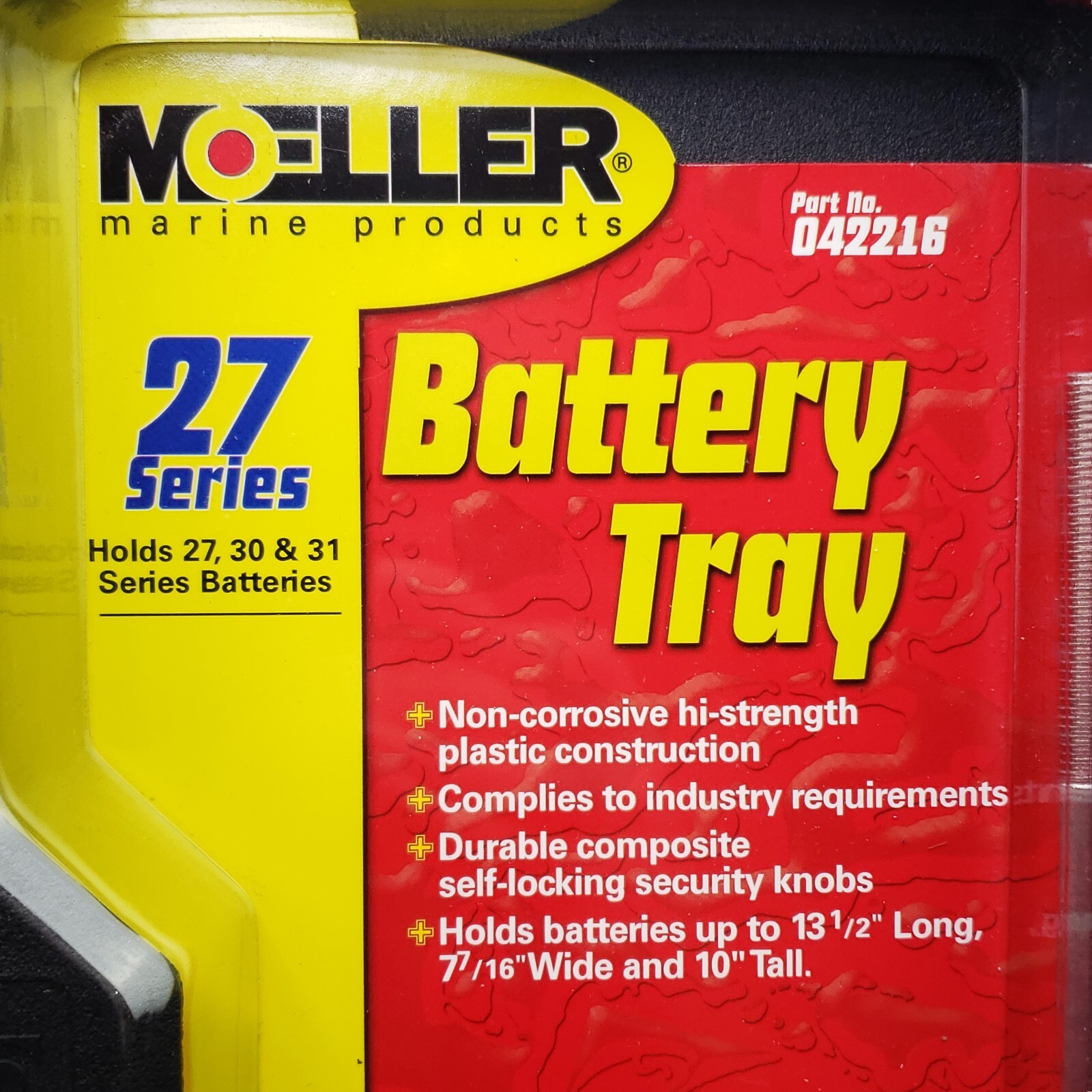 Bandeja de baterías Moeller Marine Products 042216 para baterías serie 27 30 31 NOS- - Image 4