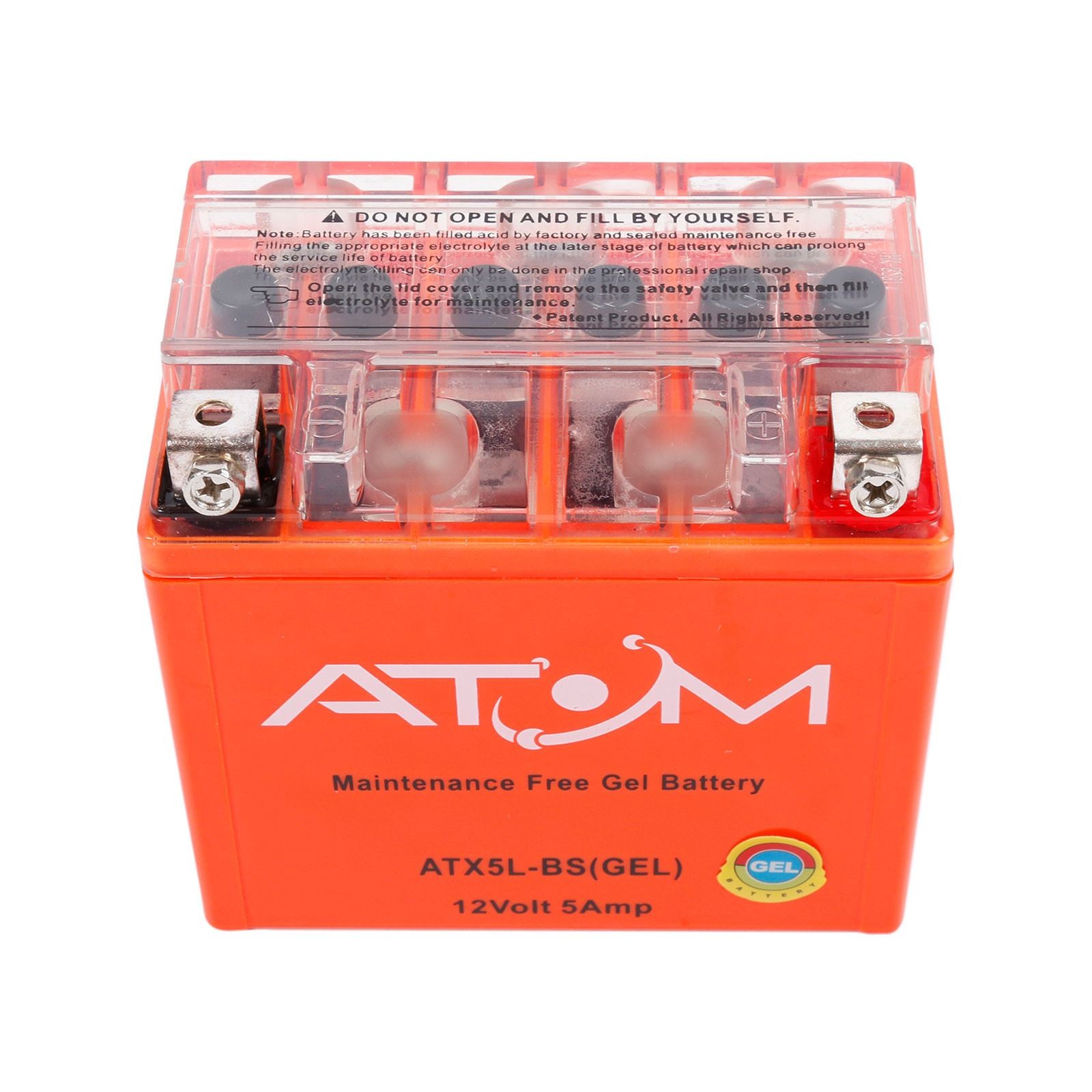 Batería de gel para motocicleta YTX5L-BS Atom para Kawasaki KLX 450 R 08-19- - Image 5