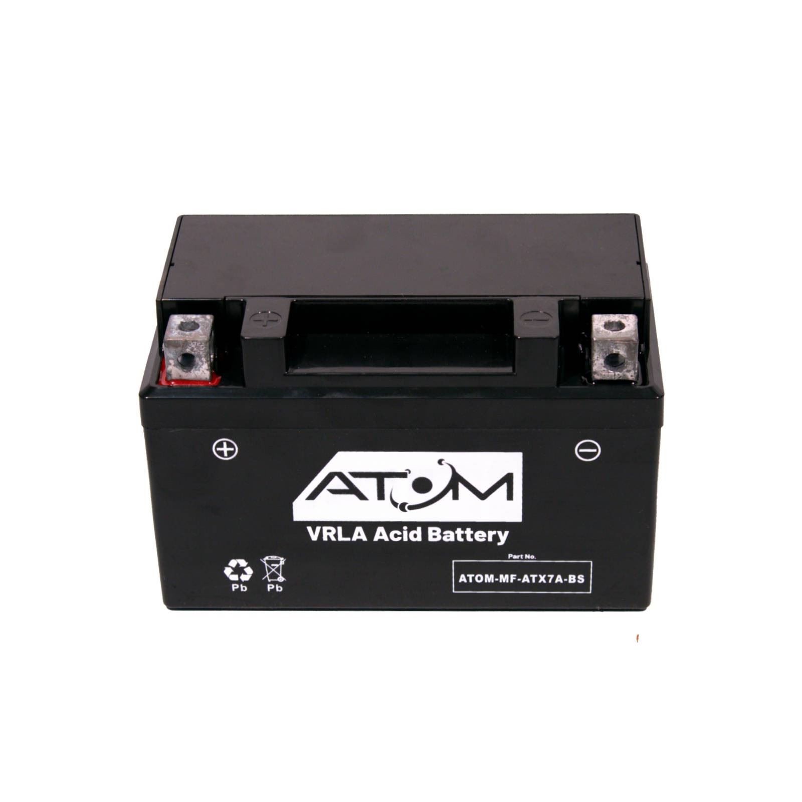 Batería de moto YTX7A-BS Atom AGM 12V - Lexmoto Titan 125 ZN125T-8F 17-21- - Image 3