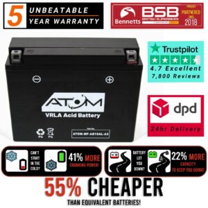 Batería de moto YB16AL-A2 Atom AGM 12V para Ducati 900 SS 1999-2002-
