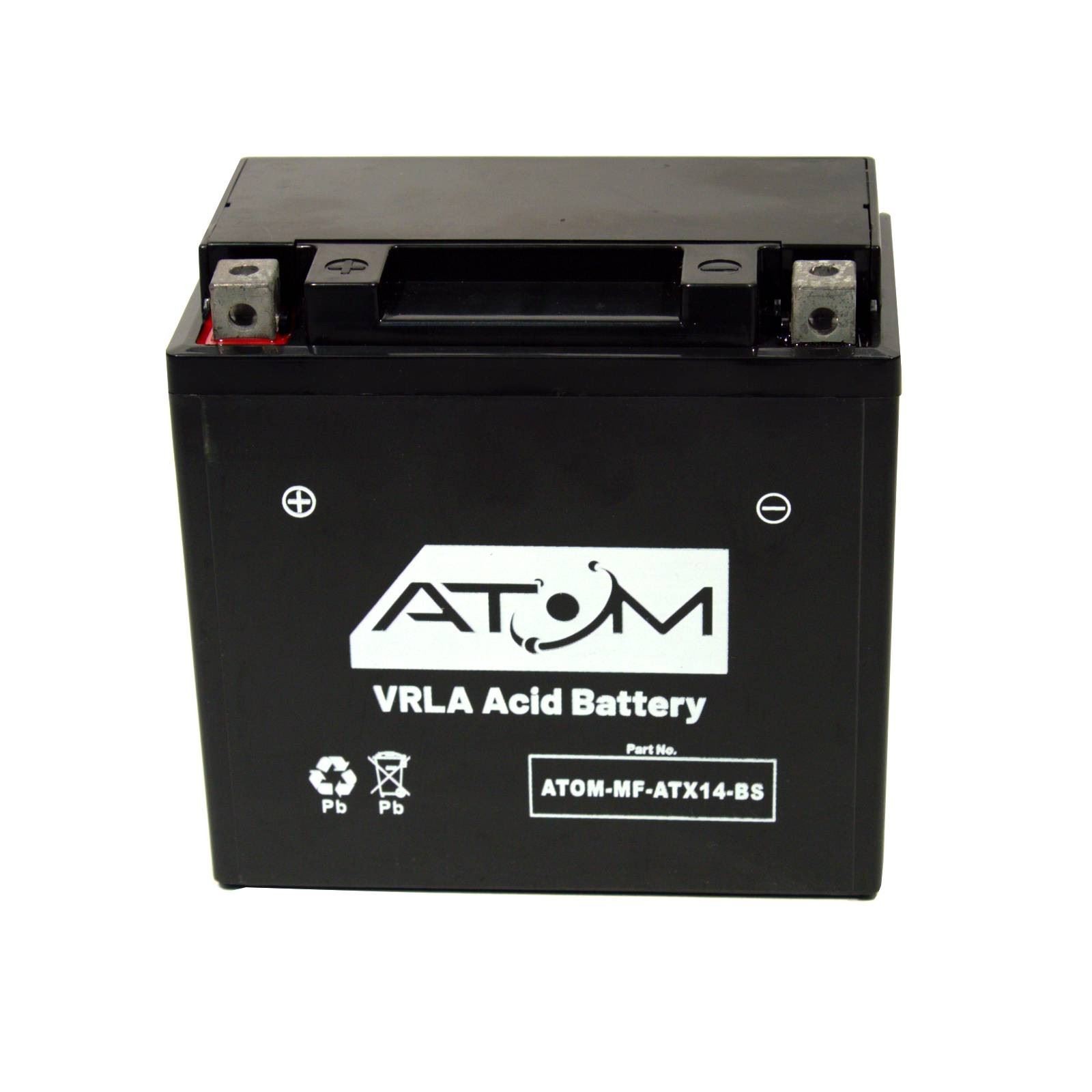 Batería de moto YTX14-BS Atom AGM 12V para Kymco Xciting 400 2012-2022- - Image 3