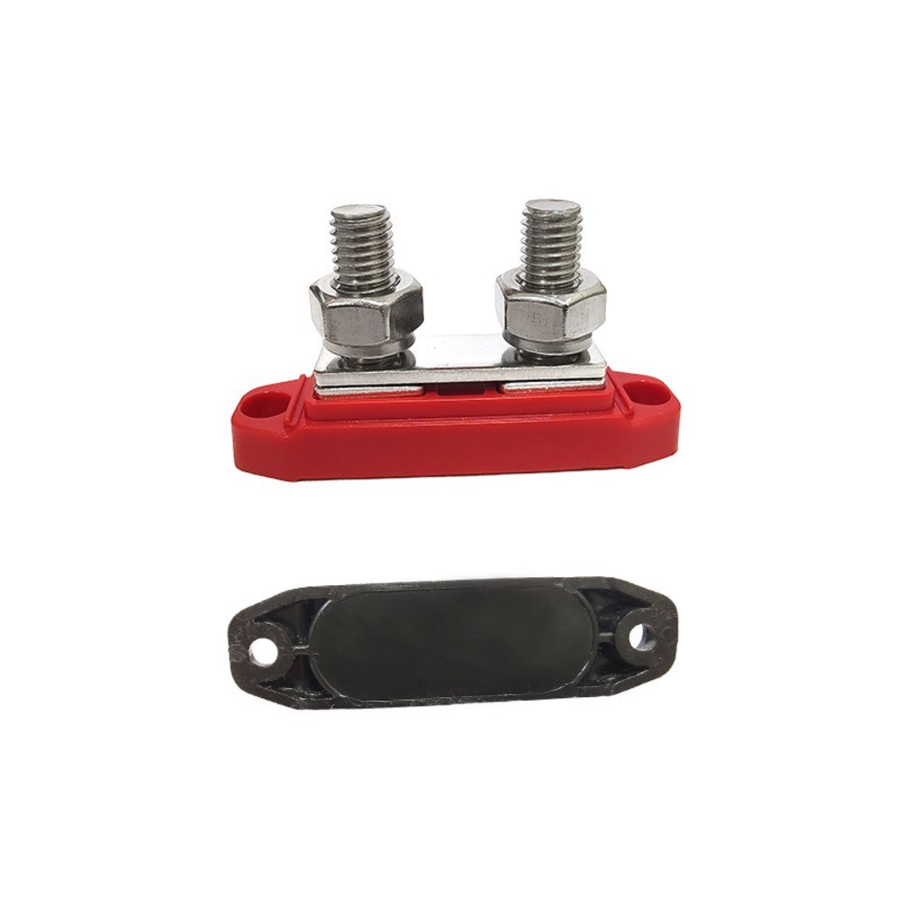 Automotive Marine 12V 250A Battery Distribution Block with Protective Cover - Image 4