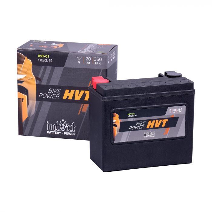 Batería de alimentación de bicicleta intAct YTX20L-BS / YTX20HL-BS / 65989-97A Performance HVT- - Image 2